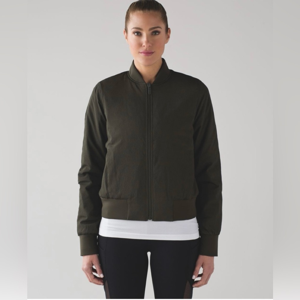 Lululemon reversible bomber jacket